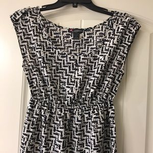 Black/white sundress Size Medium